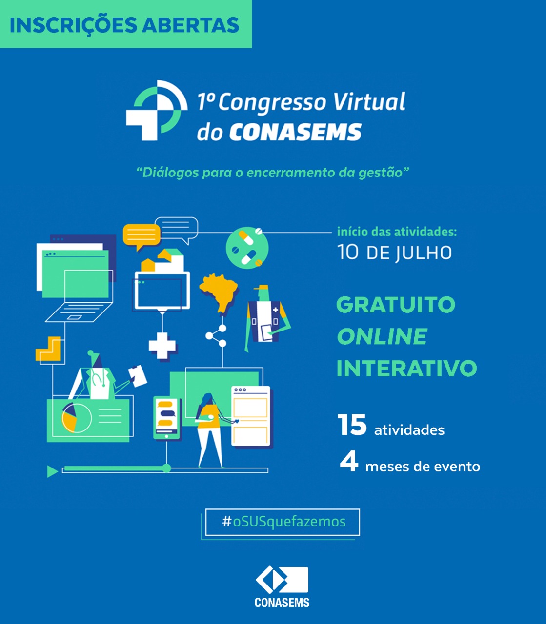 1º Congresso Virtual do CONASEMS