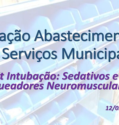 Novo levantamento aponta que situação dos kits de intubação no estado de São Paulo continua praticamente a mesma