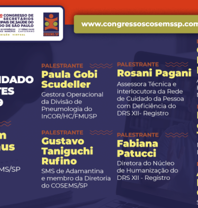 35º Congresso do COSEMS/SP: Curso – Linha de Cuidado aos pacientes pós Covid-19