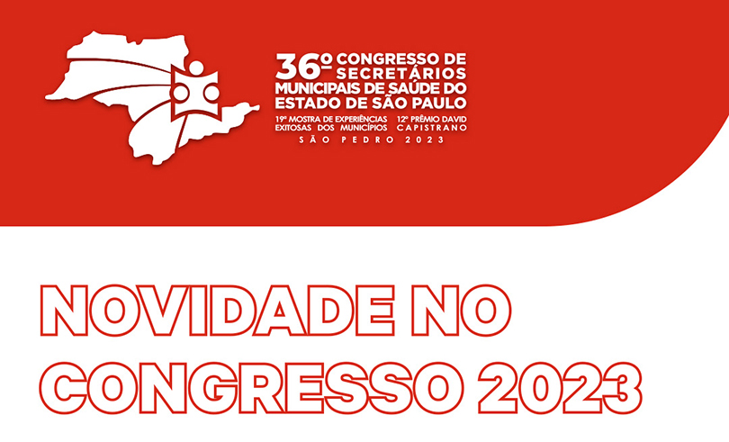 Seminários serão novidade na 36ª edição do Congresso de Secretários Municipais de Saúde do Estado de São Paulo