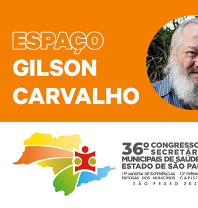Espaço Gilson Carvalho contará com nove atividades durante o 36º Congresso