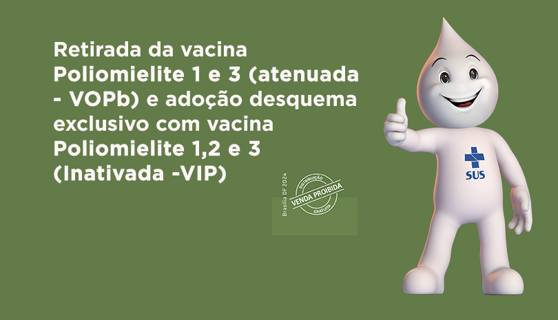Substituição no esquema vacinal de contra a Poliomielite
