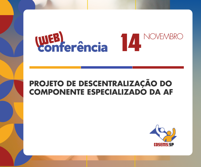 Projeto de descentralização do componente especializado da AF