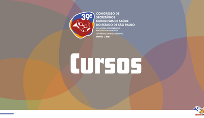 10 cursos movimentam primeiro dia do 39º Congresso, que acontece em Santos entre os dias 08 e 10 de abril