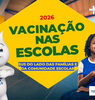 Semana de Vacinação nas Escolas, de 24 a 30 de abril. Saiba mais sobre a Campanha!