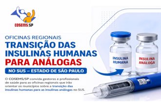Oficinas regionais vão orientar municípios paulistas sobre transição da insulina humana para análoga no SUS
