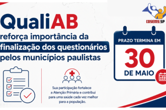 COSEMS/SP reforça importância da finalização dos questionários do QualiAB pelos municípios paulistas