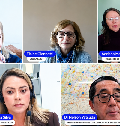 Webconferência orienta municípios paulistas sobre Transporte Sanitário Eletivo no Programa Agora Tem Especialistas