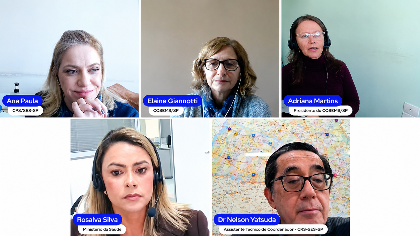 Webconferência orienta municípios paulistas sobre Transporte Sanitário Eletivo no Programa Agora Tem Especialistas