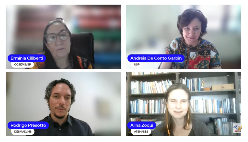 Web debate Saúde Mental das trabalhadoras e dos trabalhadores da Rede de Atenção Psicossocial (RAPS)