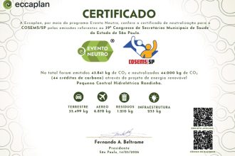 39º Congresso do COSEMS/SP conquista Selo Evento Neutro e amplia compromisso com a sustentabilidade