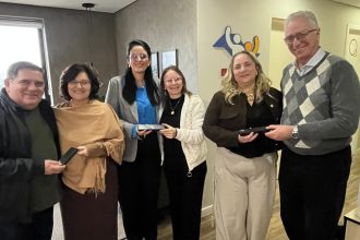 Presidentes de COSEMS visitam sede do COSEMS/SP e manifestam apoio a São Paulo para Congresso do CONASEMS em 2028